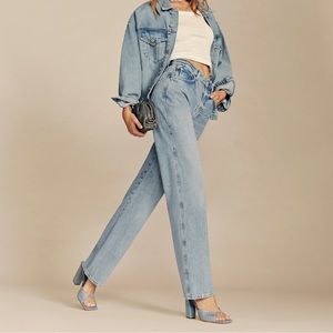 Reformation Val 90’s Mid Rise Straight Jeans